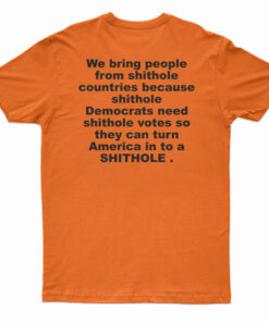 We Bring People From Shithole Countries T-Shirt