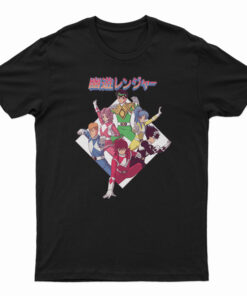 Yu Yu Hakusho Power Rangers T-Shirt