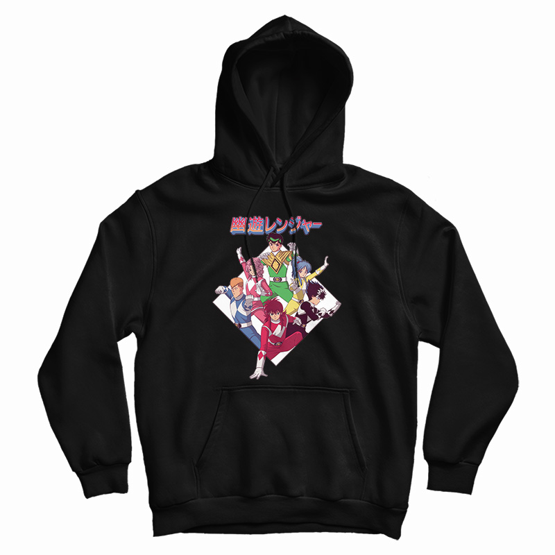 Yu Yu Hakusho Power Rangers Hoodie