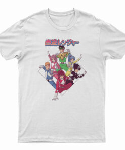 Yu Yu Hakusho Power Rangers T-Shirt