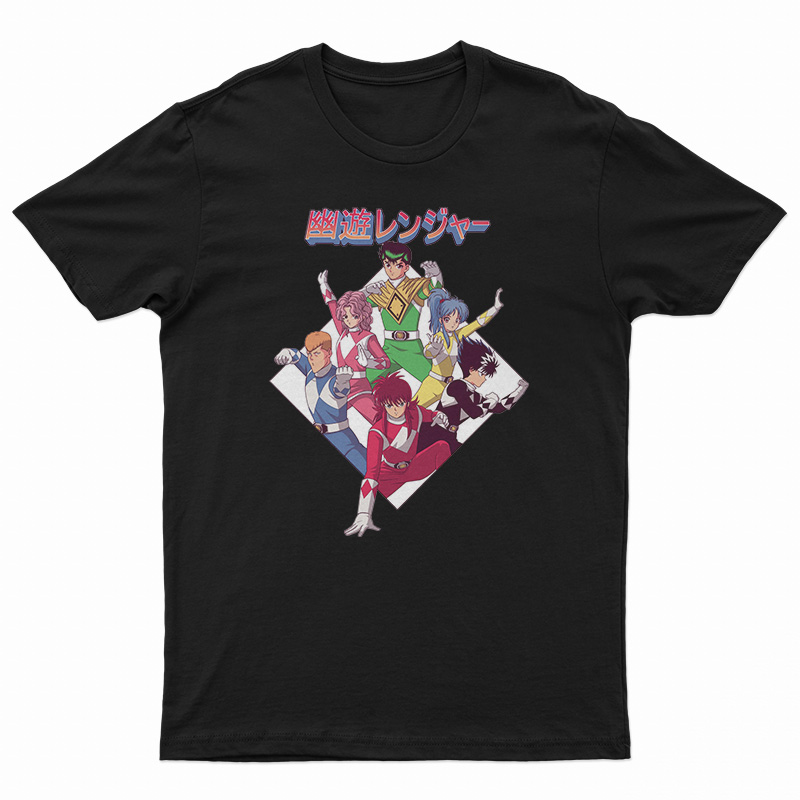 Yu Yu Hakusho Power Rangers T-Shirt