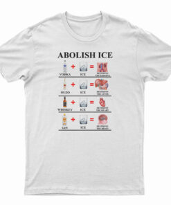 Abolish Ice Vodka Ice Destroy The Kidneys T-Shirt