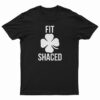 Fit Shaced Irish Clover Shamrock Saint Patrick T-Shirt
