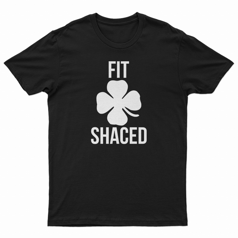 Fit Shaced Irish Clover Shamrock Saint Patrick T-Shirt