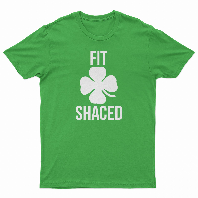 Fit Shaced Irish Clover Shamrock Saint Patrick T-Shirt