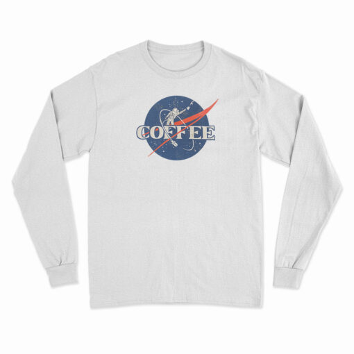 NASA Coffee Long Sleeve T-Shirt