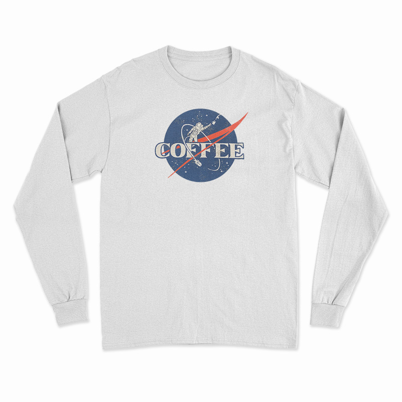 NASA Coffee Long Sleeve T-Shirt