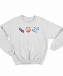 Peach Eggplant Water Sweatshirt