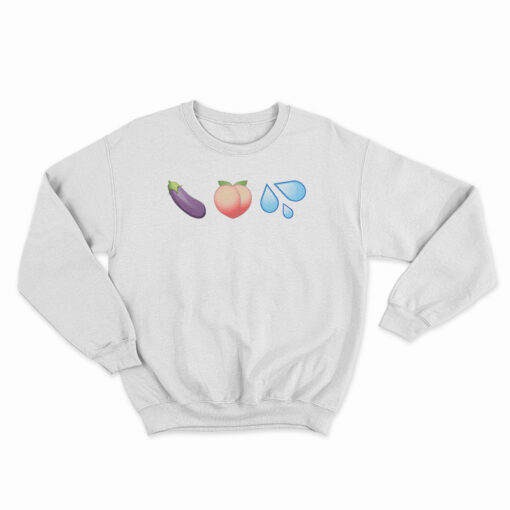 Peach Eggplant Water Sweatshirt