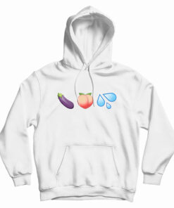 Peach Eggplant Water Hoodie