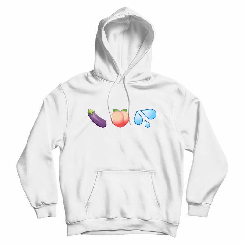 Peach Eggplant Water Hoodie