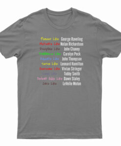 Pioneer Like George Raveling Motivate Like Nolan Richardson T-Shirt