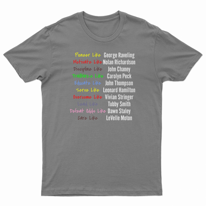 Pioneer Like George Raveling Motivate Like Nolan Richardson T-Shirt