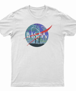 Rick And Morty Nasa Logo Parody T-Shirt