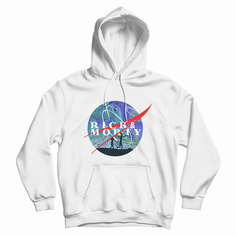 Rick And Morty Nasa Logo Parody Hoodie