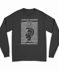 Simpsons Love Joy Division Long Sleeve T-Shirt