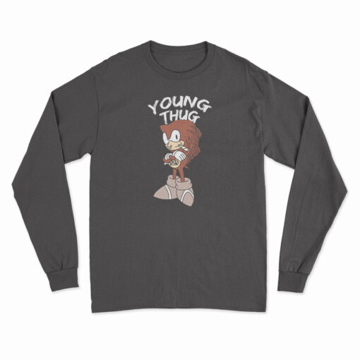 Sonic Young Thug Recorded Long Sleeve T-Shirt