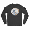 The Great Wave Off Kanagawa Cookie Monster Long Sleeve T-Shirt