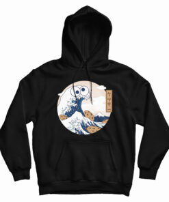 The Great Wave Off Kanagawa Cookie Monster Hoodie