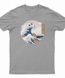 The Great Wave Off Kanagawa Cookie Monster T-Shirt