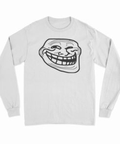 Trollface Meme Long Sleeve T-Shirt
