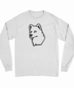 UConn Sad Husky Long Sleeve T-Shirt