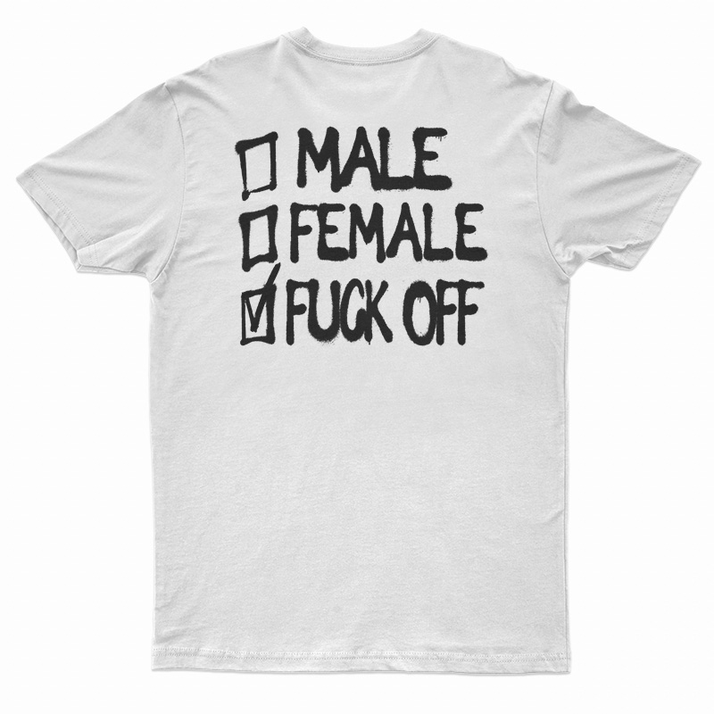 Vetements Male Female Fuck Off T-Shirt