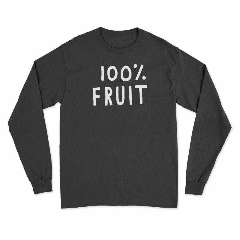 100% Fruit Long Sleeve T-Shirt