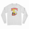 Backwoods Bart Simpson Smoking Long Sleeve T-Shirt