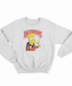 Backwoods Bart Simpson Smoking Sweatshirt