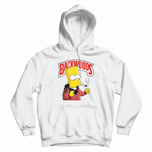 Backwoods Bart Simpson Smoking Hoodie