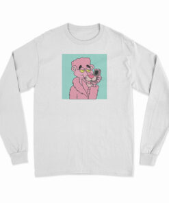 Camron Dipset Killa Pink Panther Meme Hip Hop Long Sleeve T-Shirt