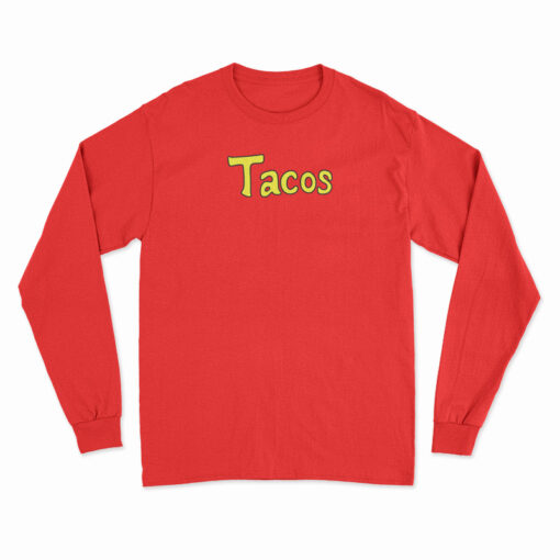 Dragon Ball Z Krillin Tacos Long Sleeve T-Shirt