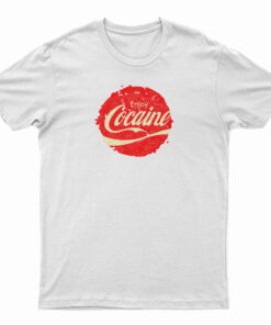 Enjoy Cocaine Parody Logo Coca Cola T-Shirt