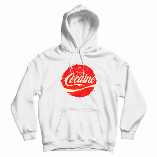 Enjoy Cocaine Parody Logo Coca Cola Hoodie