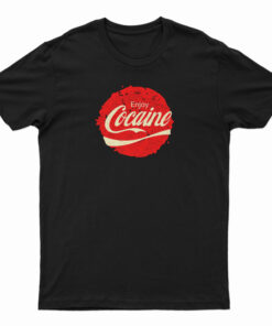 Enjoy Cocaine Parody Logo Coca Cola T-Shirt