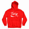 Enjoy Grog Coca Cola Logo Parody Hoodie