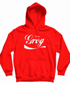 Enjoy Grog Coca Cola Logo Parody Hoodie