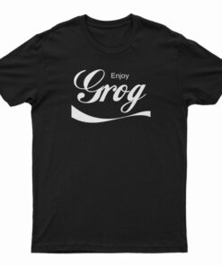 Enjoy Grog Coca Cola Logo Parody T-Shirt