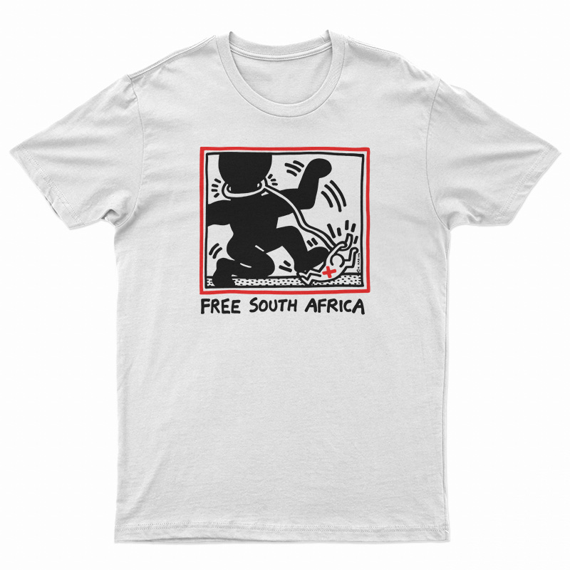 Keith Haring Free South Africa T-Shirt