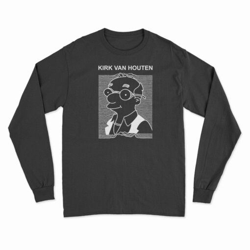 Kirk Van Houten Joy Division Mashup Long Sleeve T-Shirt