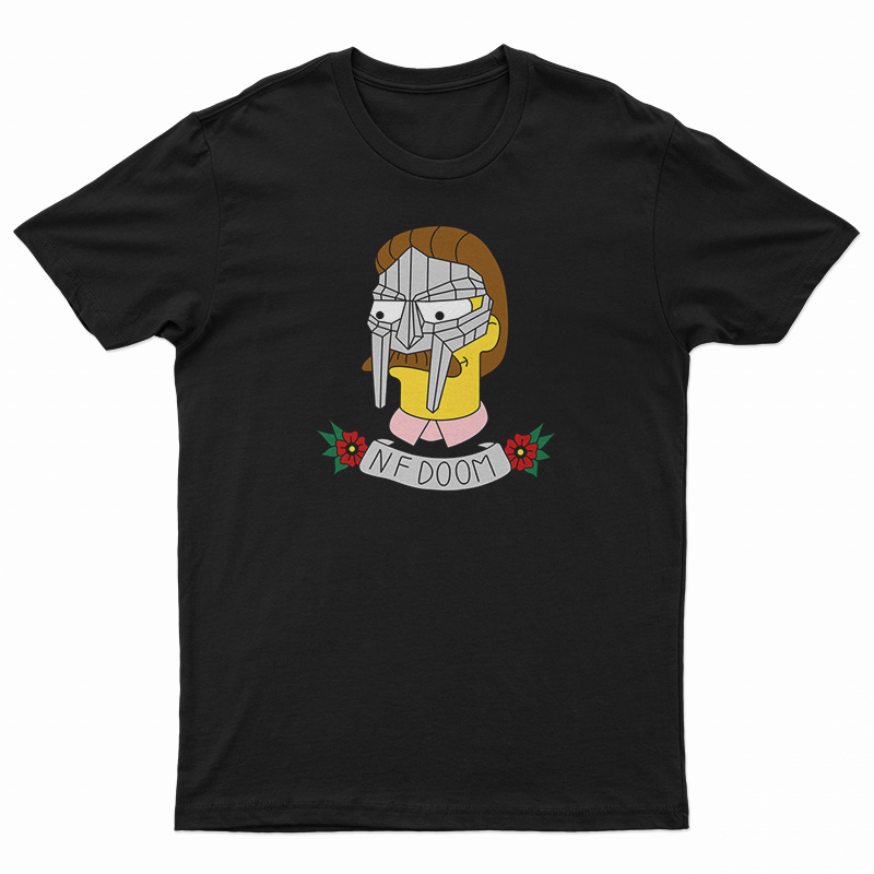 MF Doom Simpsons Ned Flanders NF Doom T-Shirt