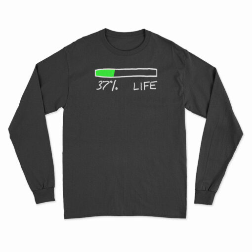 Nas Daily 37% Life Long Sleeve T-Shirt