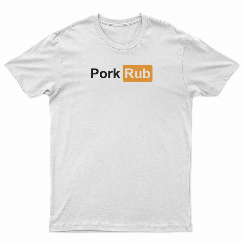 Pork Rub Pornhub Logo Parody T-Shirt