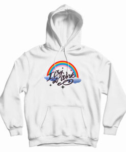 Rainbow I Cry At Work Hoodie