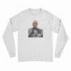 Samuel L. Jackson Wearing A Long Sleeve T-Shirt