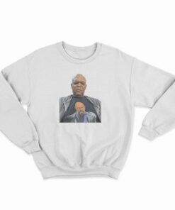 Samuel L. Jackson Wearing A Sweatshirt
