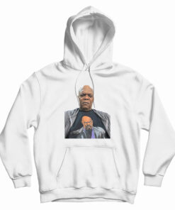 Samuel L. Jackson Wearing A Hoodie
