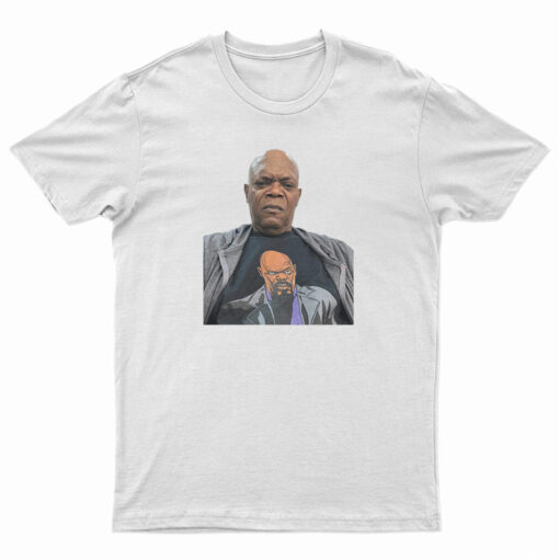 Samuel L. Jackson Wearing A T-Shirt