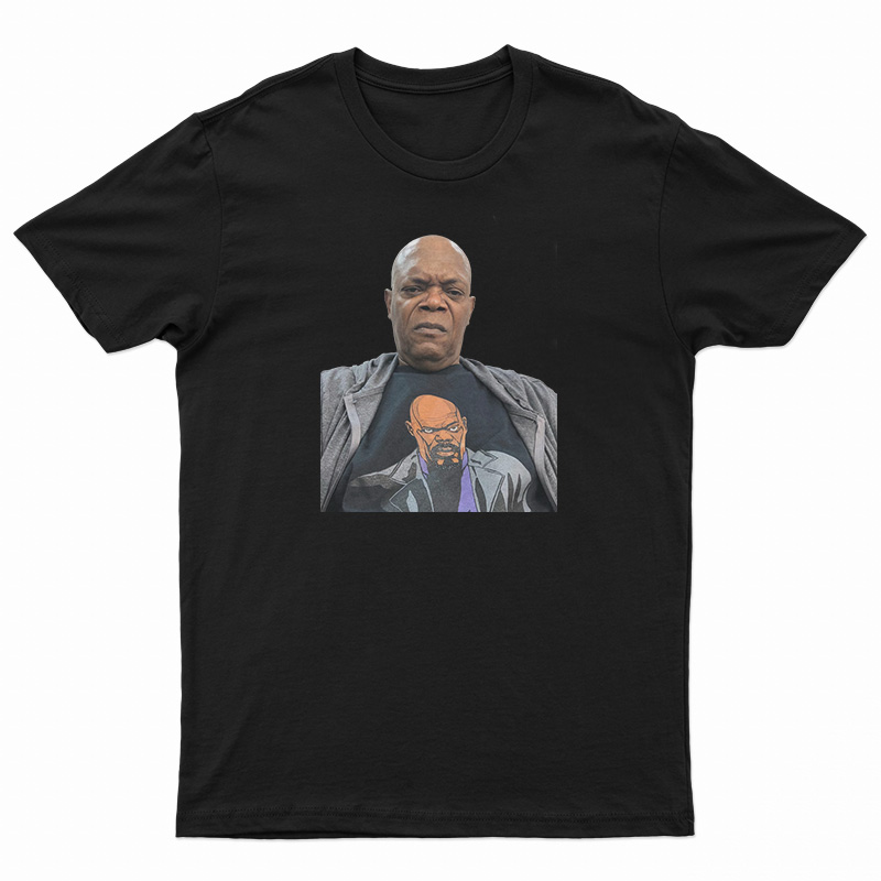 Samuel L. Jackson Wearing A T-Shirt